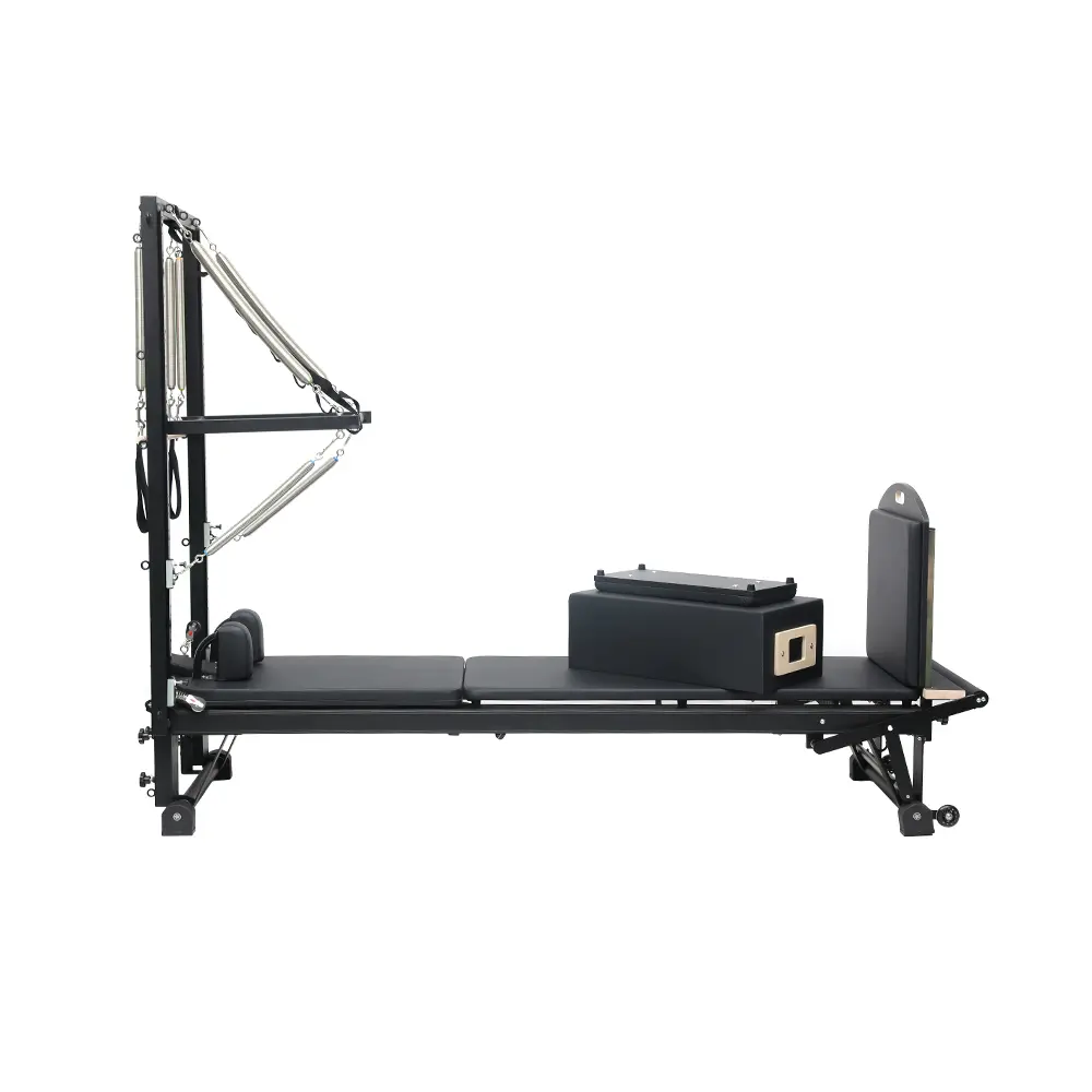 Black Pilates Reformer With Tower