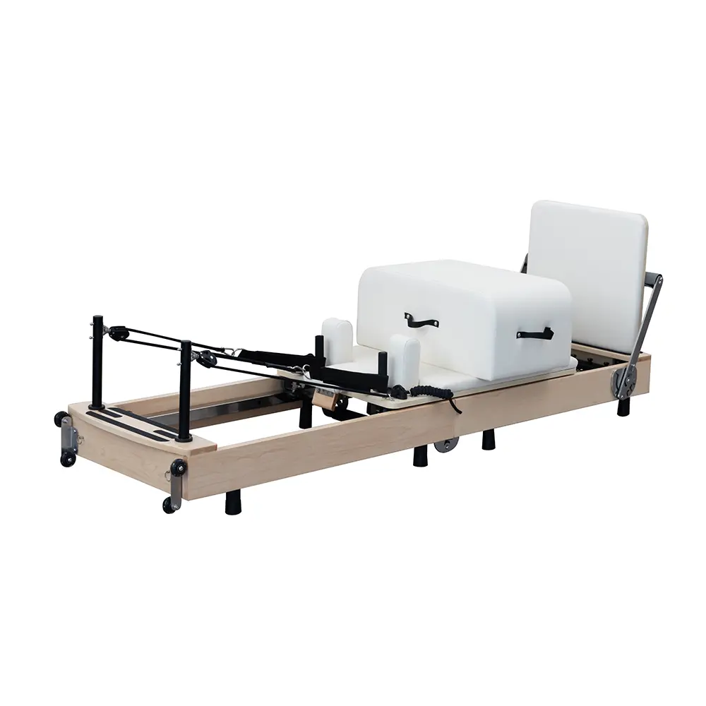 Maple Wood Foldable Pilates Reformer