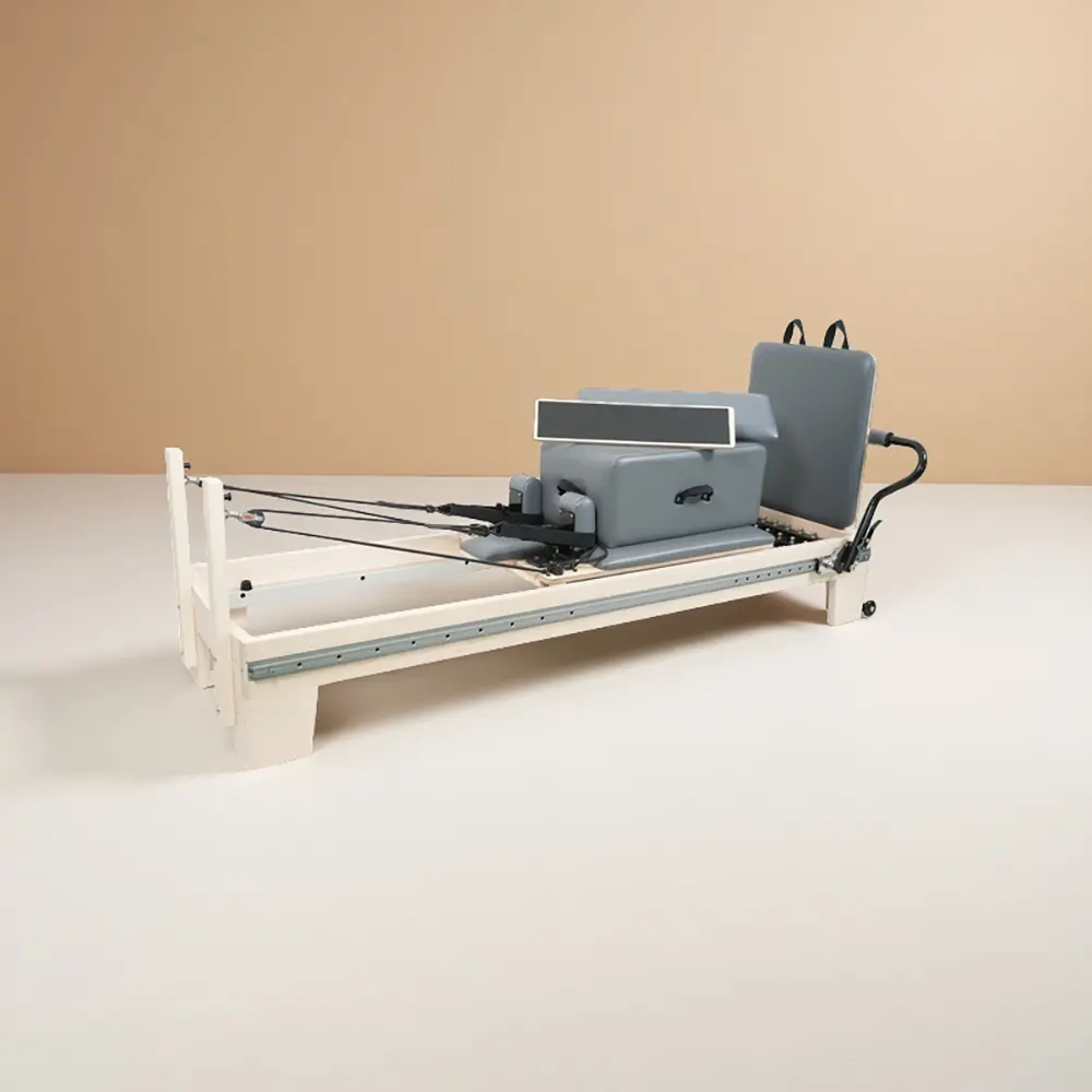Pilates Reformer in legno d'acero