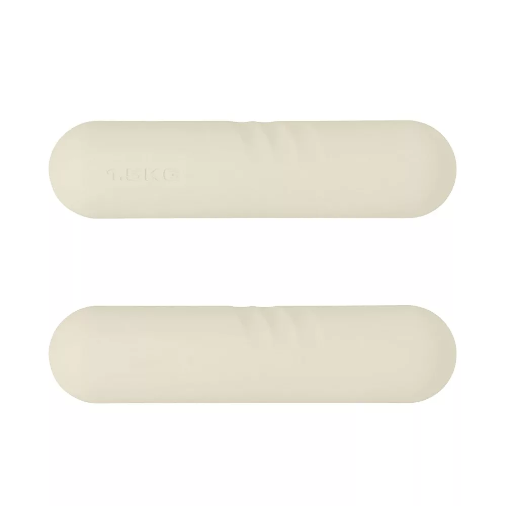 Beige 1.5kg Handprint Dumbbell Bar Beige 1.5kg Handprint Dumbbell Bar