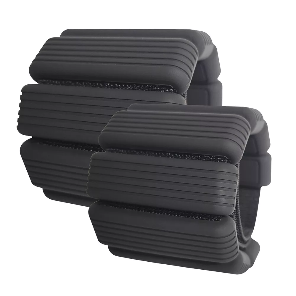 Black Square Stripe Ankle Wrist Weights