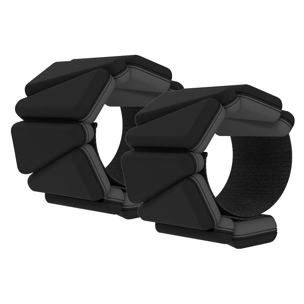 Black Two-Tone Triangle Ankle Wrist Weights Black Two-Tone Triangle Ankle Wrist Weights
