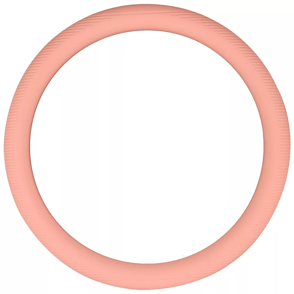 Flesh Pink 15lb Striped dumbbell ring Flesh Pink 15lb Striped dumbbell ring