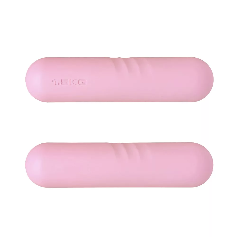 Pink 1.5kg Handprint Dumbbell Bar Pink 1.5kg Handprint Dumbbell Bar