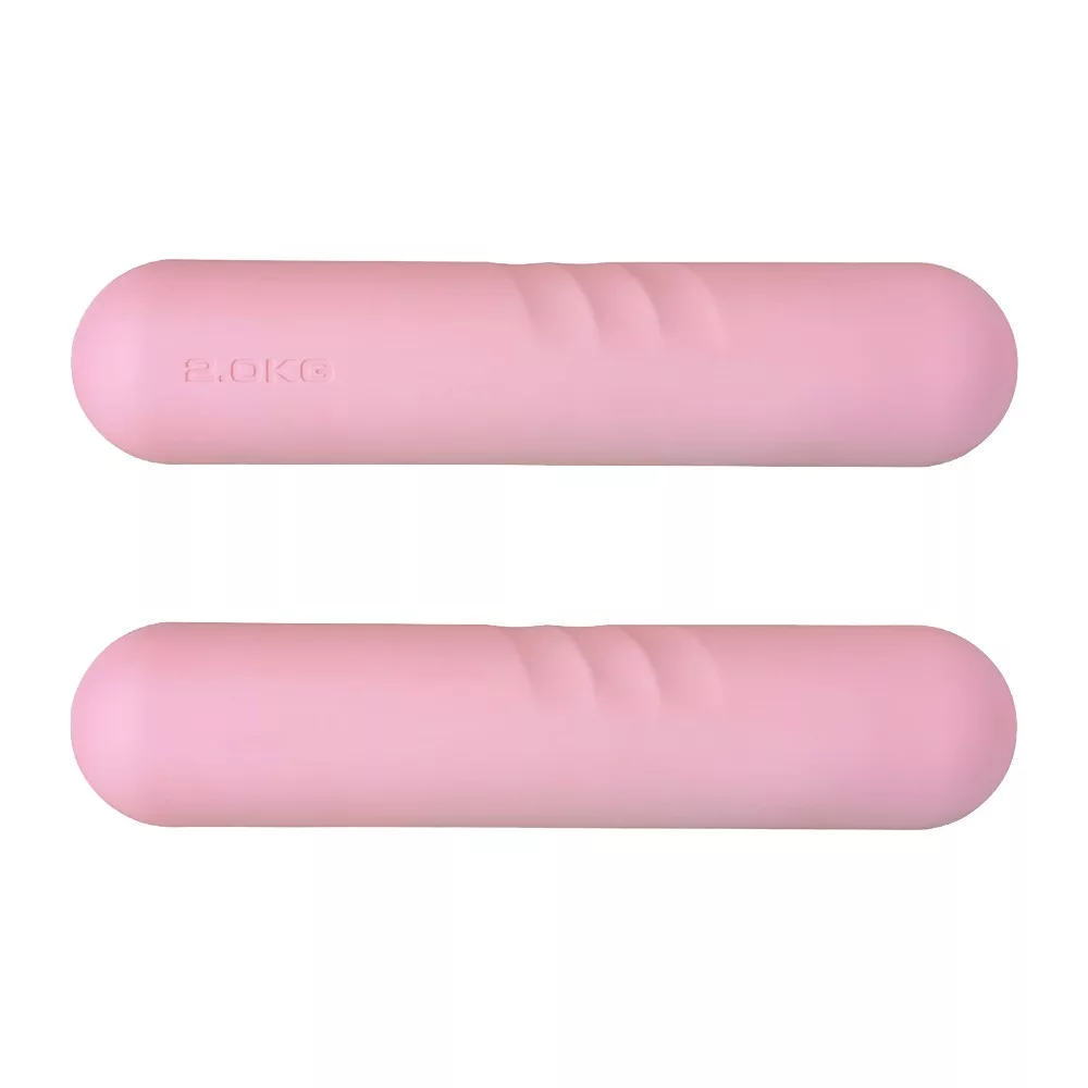 Pink 2.0kg Handprint Dumbbell Bar Pink 2.0kg Handprint Dumbbell Bar
