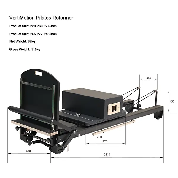 Parameter VertiMotion Pilates Reformer