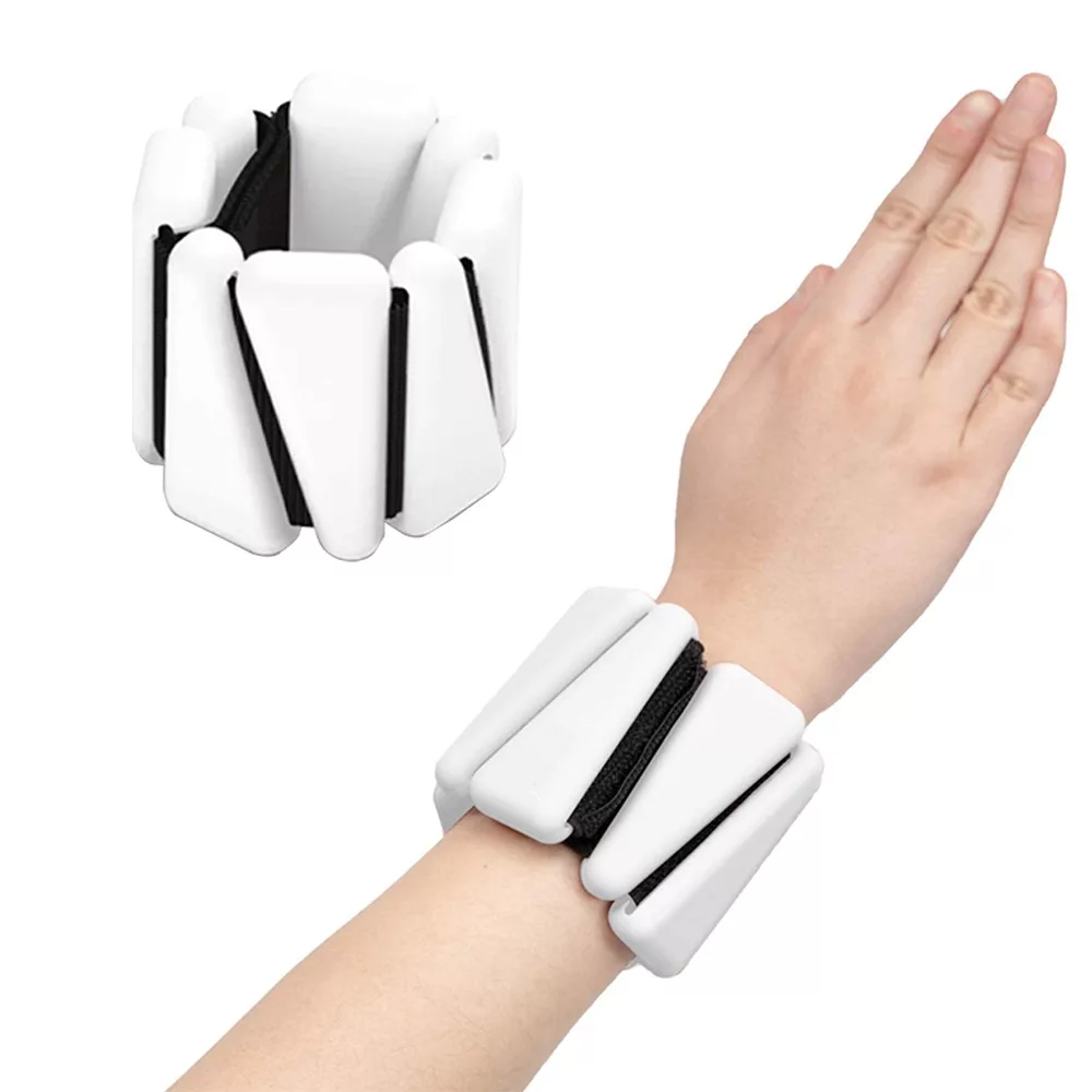 White Triangle Ankle Wrist Weights