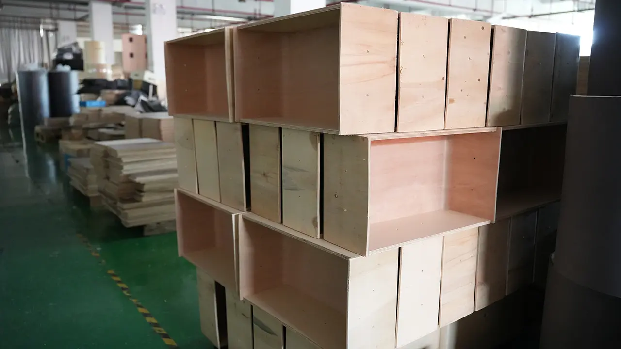 Wood Square Box
