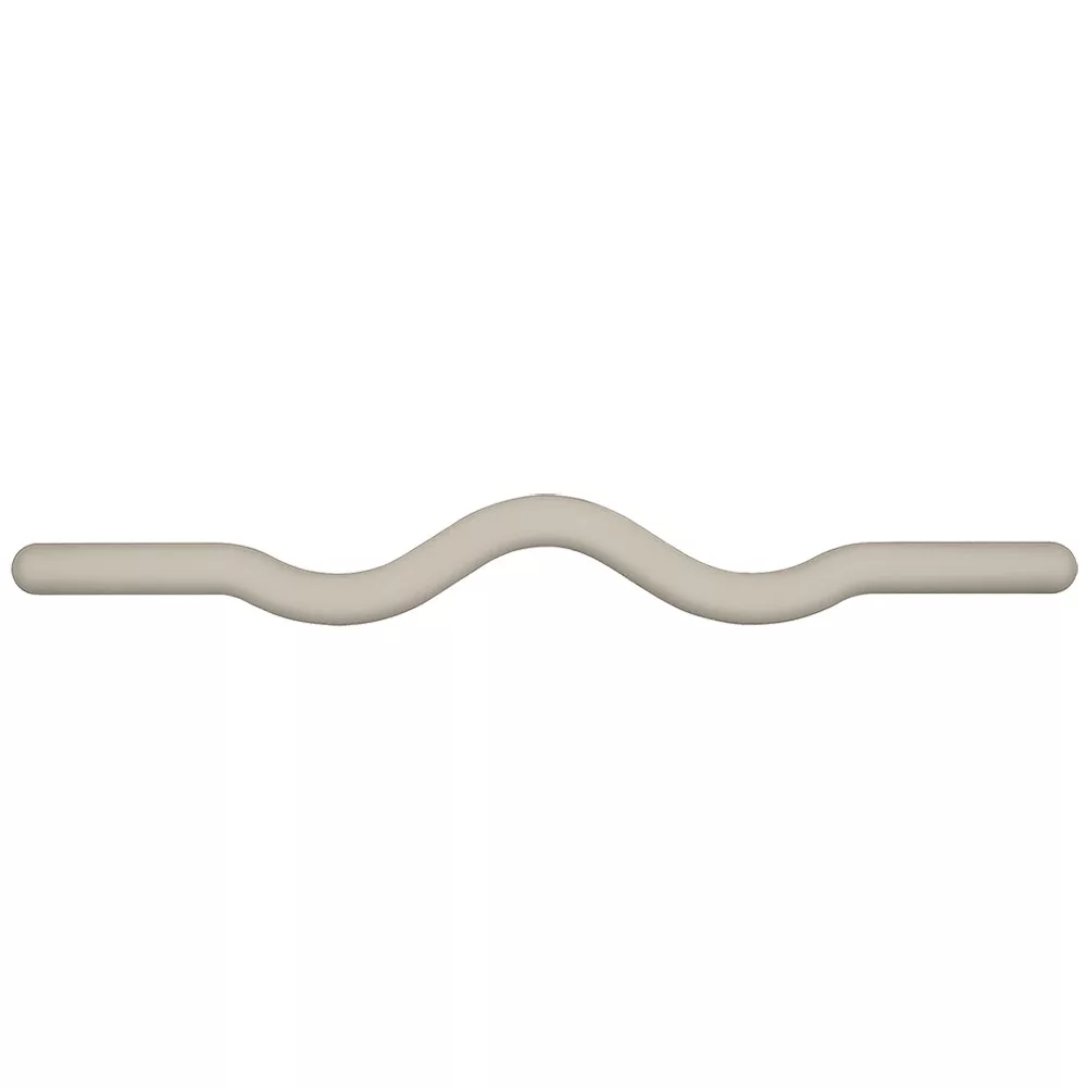15 Pounds Milk Tea Silicone Curved Weighted Bar