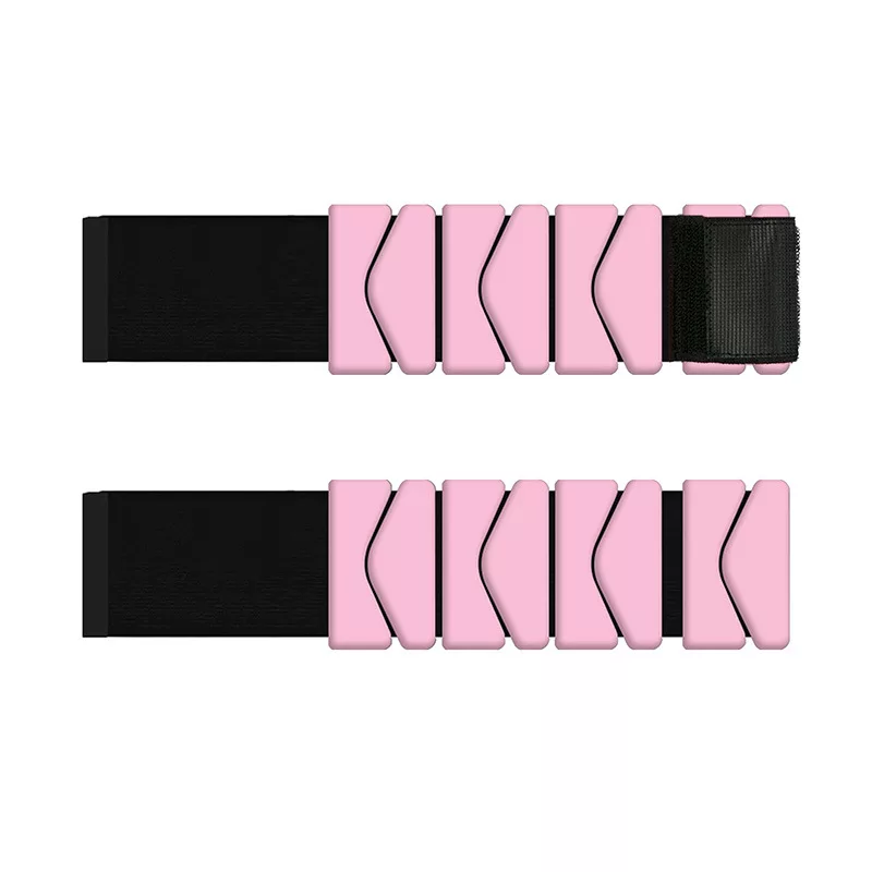 Pink K-Shaped Ankle and Wrist Weights Milk Tea K-Shaped Ankle and Wrist Weights