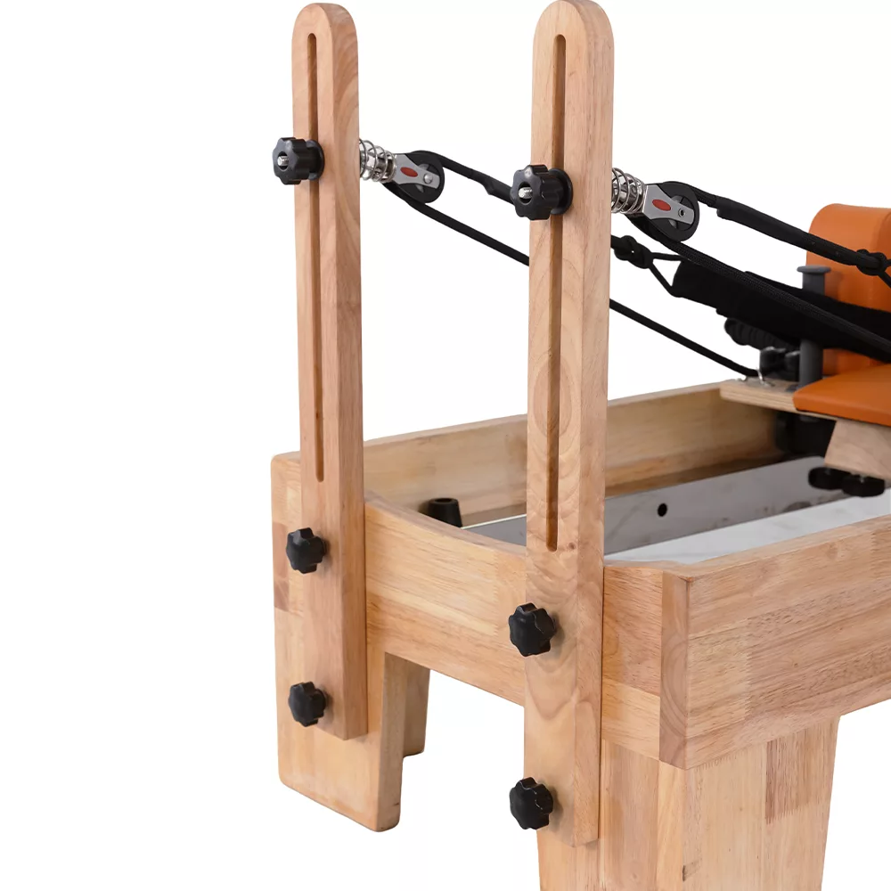 Adjustable wooden tower frame of children Pilates reformer Adjustable wooden tower frame of children Pilates reformer