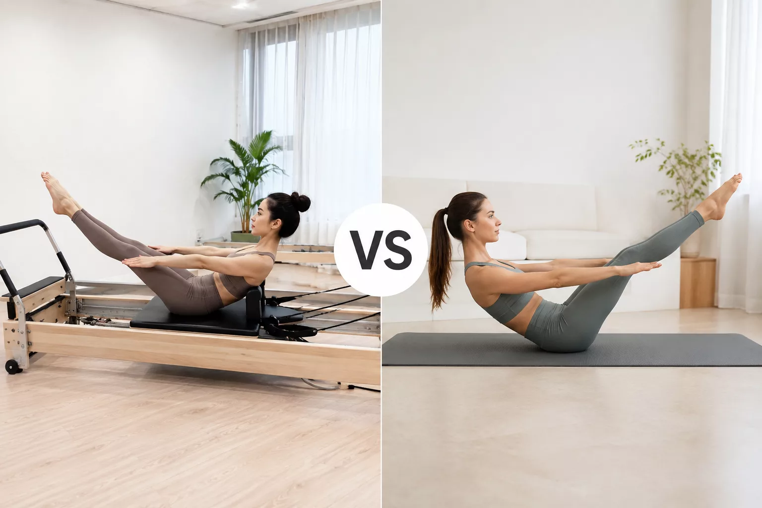 Reformer pilates Vs Mat Pilates